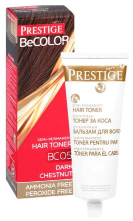 Prestige Be Color Semi-permanentní barva na vlasy BC05 tmavý kaštan 100 ml