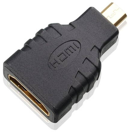 HDMI samice/micro HDMI typu D samec adaptér