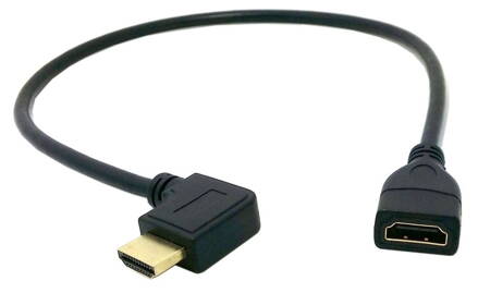 Prodlužovací kabel 0.5m HDMI zásuvka - HDMI zástrčka