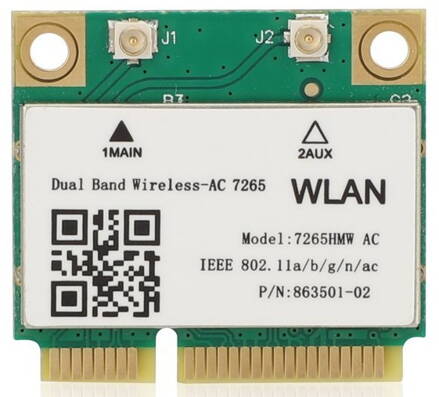 Intel Dual Band Wireless-AC 8265 miniPCi-e karta