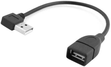 USB USB 2.0 prodlužovací kabel typ A-A M ve tvaru L/F levý