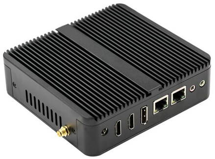 M2122 J6426 průmyslové mini PC, barebone, fanless