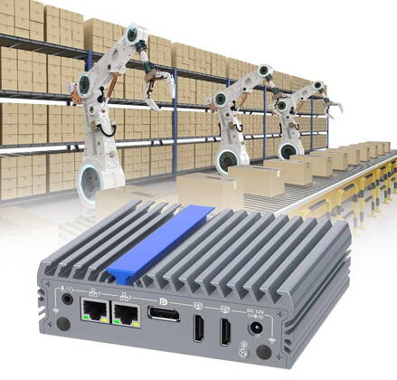 IEXP-302, J3710 průmyslové mini PC, bezventilátorové, 12V, Barebone