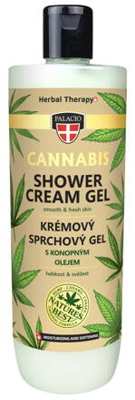 Krémový sprchový gel s konopným olejem 500 ml