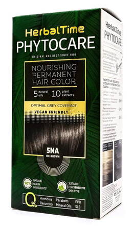 Herbal Time Phytocare barva na vlasy natural Vegan 5NA ice brown