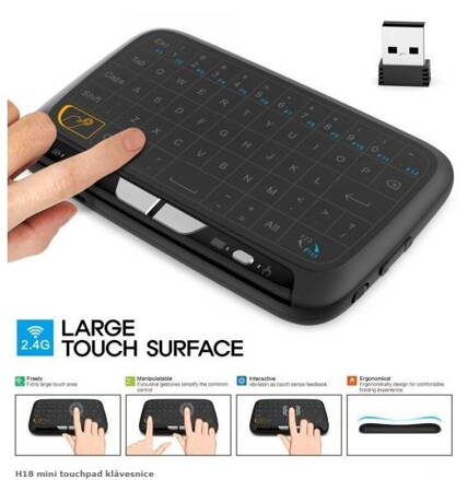 H18 mini touchpad klávesnice