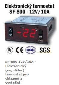 SF-800 12V/10A - Elektronický (regulátor) termostat pro chlazení a vytápění