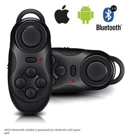 A032 Bluetooth ovladač a gamepad pro Android a iOS game pad