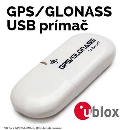 VK-172 GPS/GLONASS USB dongle prímač