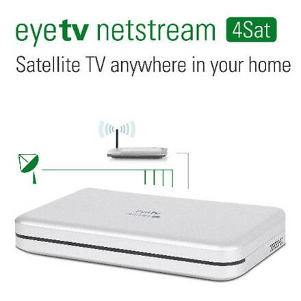 eyeTV Netstream 4Sat satelitní televize kdekoliv u vás doma