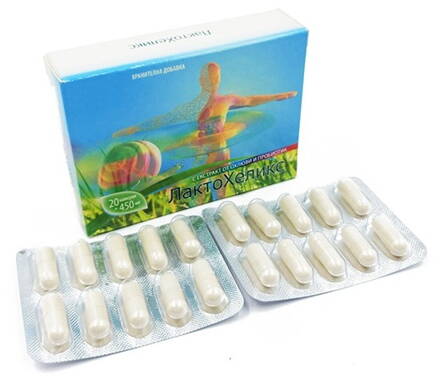 LactoHelix, synbiotic with snail extract, 20 capsules